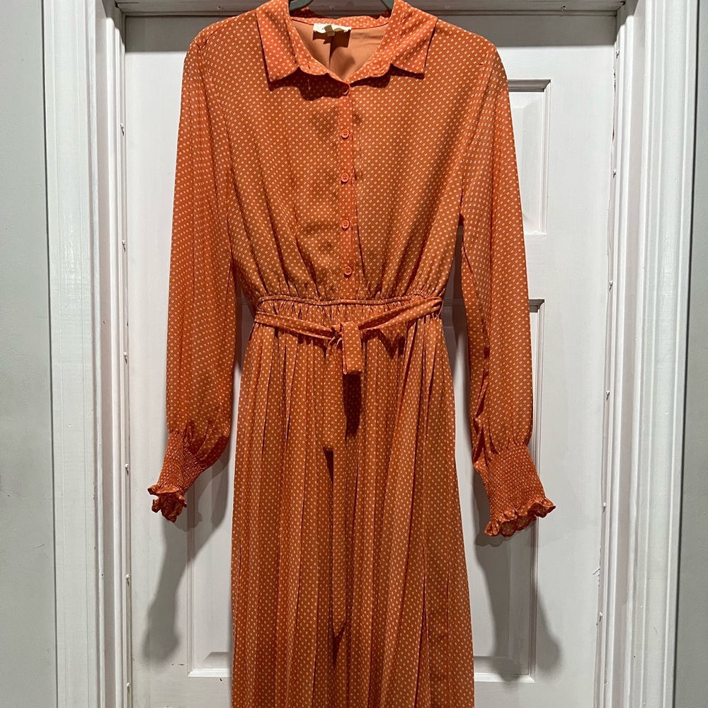 NWOT Mello Day Long Sleeve Midi Dress